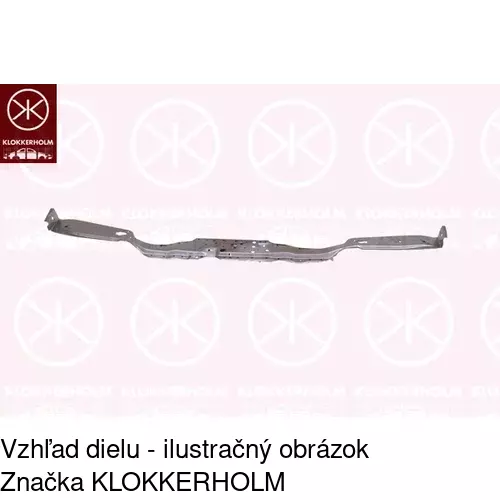 Horný nosník predného čela POLCAR 501404