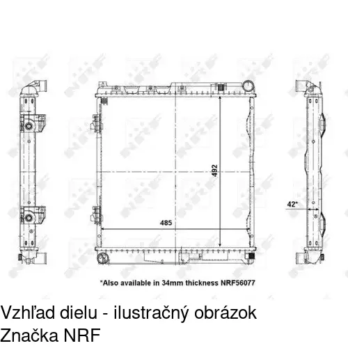 Chladiče vody POLCAR 501408A6 - obr. 3