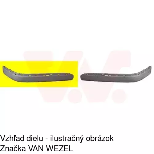 Lišta nárazníka POLCAR 501507-9 - obr. 3