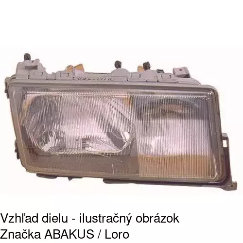 Hlavný reflektor POLCAR 501509-E