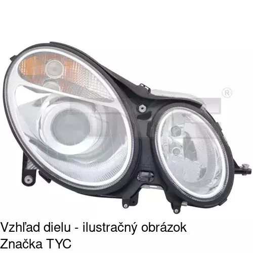 Hlavný reflektor POLCAR 501609-E