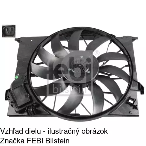 Ventilátory chladičov POLCAR 501723W1 - obr. 1