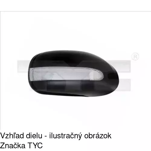 Rám vonkajšieho zrkadla POLCAR 502555PM