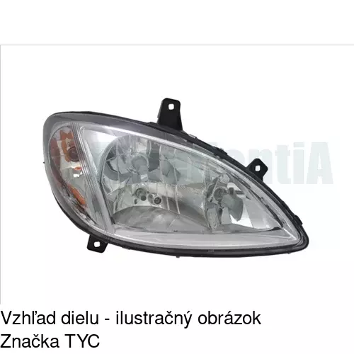 Hlavný reflektor POLCAR 5040101E