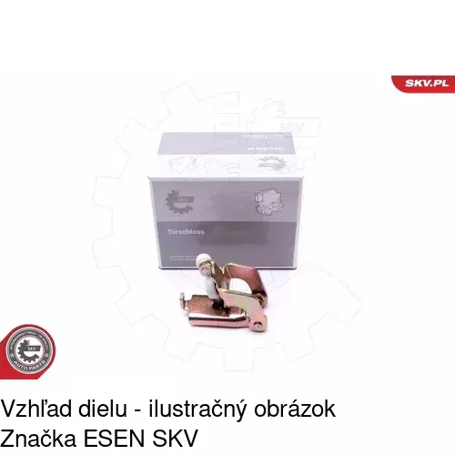 Vozík - kolieska pant posuvných dverí POLCAR 5062Z-71A - obr. 3