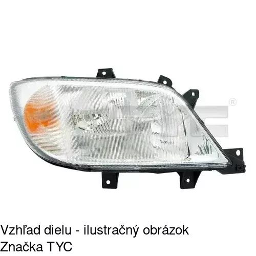 Hlavný reflektor POLCAR 5063101E