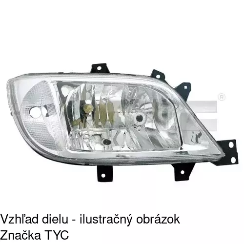 Hlavný reflektor POLCAR 506409-H