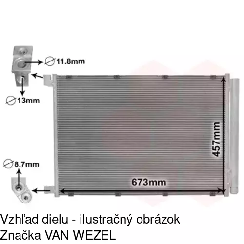 Chladiče klimatizácie POLCAR 50F1K8C1 - obr. 3