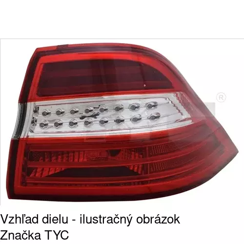 Zadné svetlo POLCAR 50T188-E