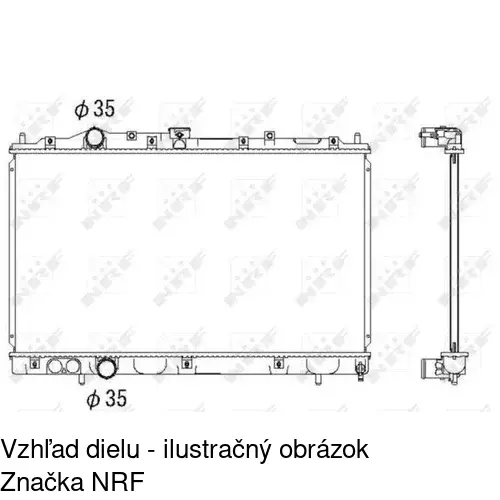 Chladiče vody POLCAR 523108-1 - obr. 1