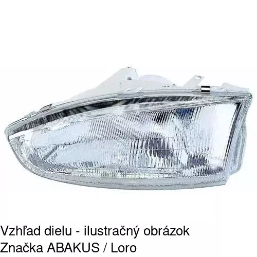 Hlavný reflektor POLCAR 524009-E