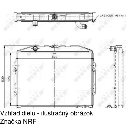 Chladiče vody POLCAR 527008-5 - obr. 1