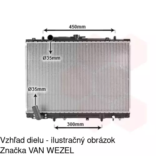 Chladiče vody POLCAR 527308-2 - obr. 1