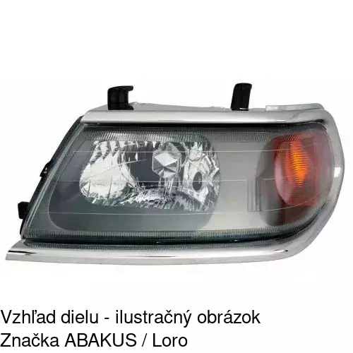 Hlavný reflektor POLCAR 5286101E