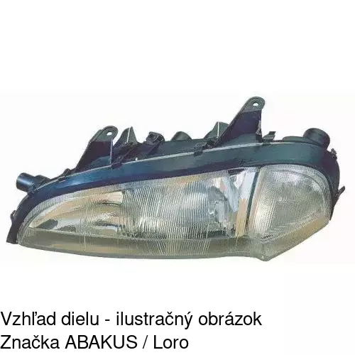 Hlavný reflektor POLCAR 550109-E