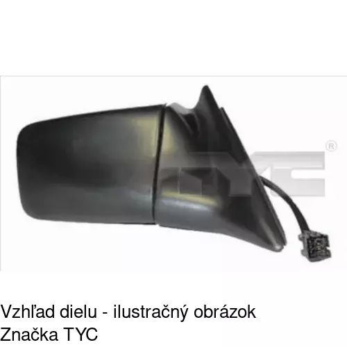 Vonkajšie zrkadlo POLCAR 5507526E - obr. 1