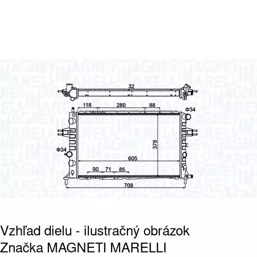 Chladiče vody POLCAR 550808B4 - obr. 2