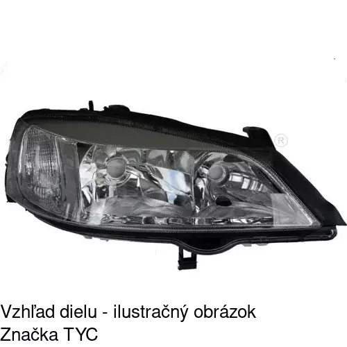 Hlavný reflektor POLCAR 550809-H