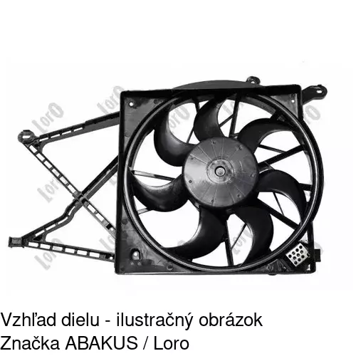 Ventilátory chladičov 550823W6 /POLCAR/ - obr. 4