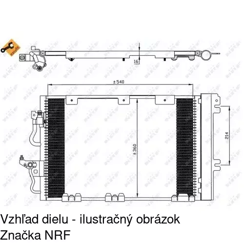 Chladiče klimatizácie POLCAR 5509K8C3 - obr. 1