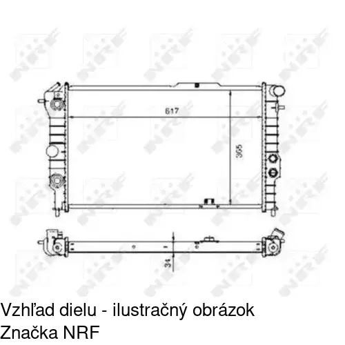 Chladiče vody 551408A7 /POLCAR/ - obr. 3