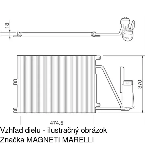 Chladiče klimatizácie POLCAR 5516K82X