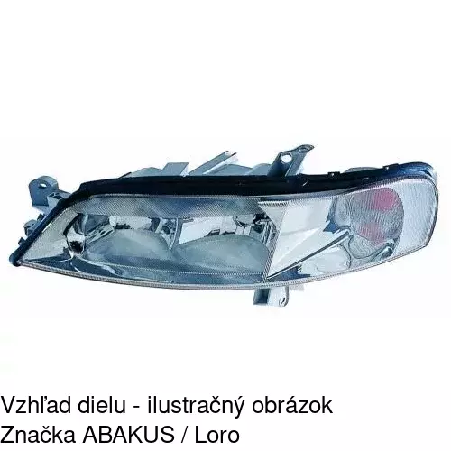 Hlavný reflektor POLCAR 5517100E - obr. 3