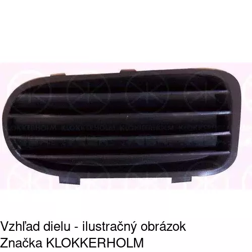 Kryt v nárazníku POLCAR 551727-2