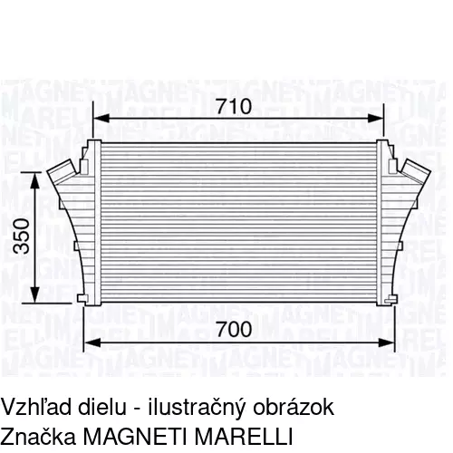 Chladiče vzduchu (Intercoolery) POLCAR 5518J8-3