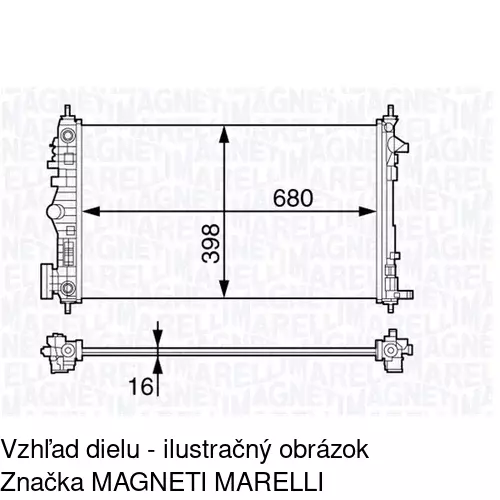 Chladiče vody POLCAR 552008-7