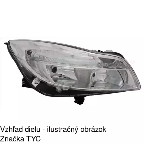 Hlavný reflektor POLCAR 552010-E - obr. 1