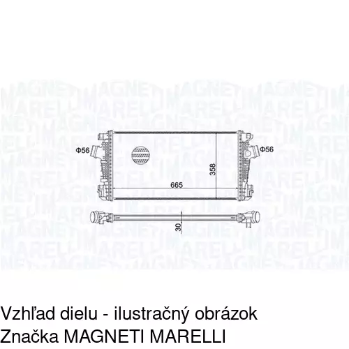 Chladiče vzduchu (Intercoolery) POLCAR 5520J8-4