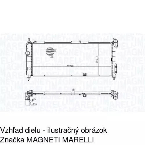 Chladiče vody 555508-4 /POLCAR/ - obr. 2