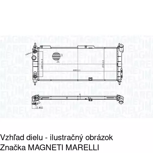 Chladiče vody POLCAR 5555084X - obr. 1