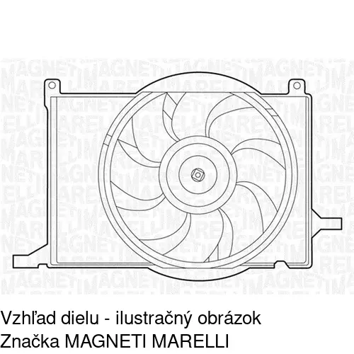 Ventilátor bez krytu / podpery POLCAR 555523U4 - obr. 3