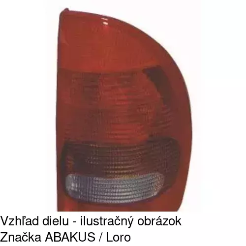 Zadné svetlo POLCAR 5555876E - obr. 4