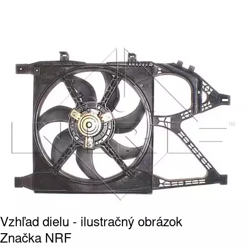 Ventilátor bez krytu / podpery POLCAR 555623U2 - obr. 3