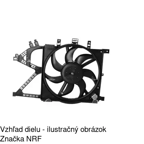 Ventilátor bez krytu / podpery POLCAR 555623U5 - obr. 2