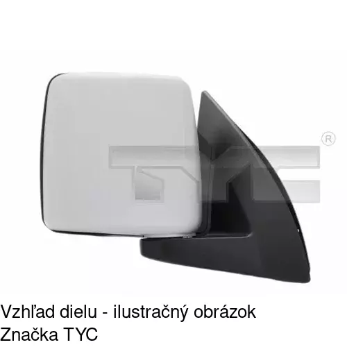 Vonkajšie zrkadlo POLCAR 5556526E - obr. 3