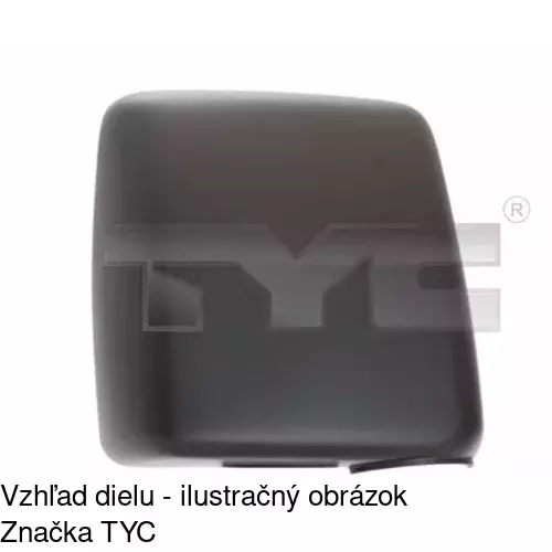 Rám vonkajšieho zrkadla POLCAR 555656TM - obr. 1