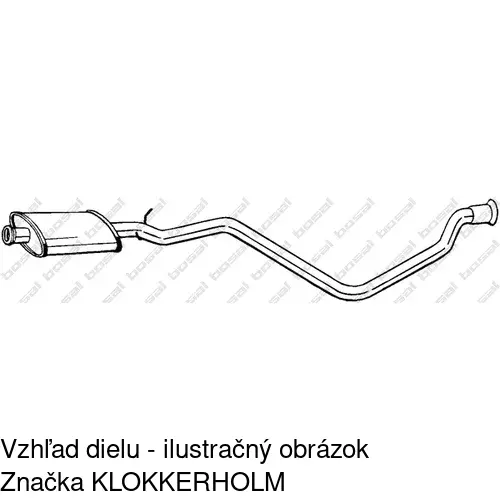 Lišta blatníka POLCAR 555682-5