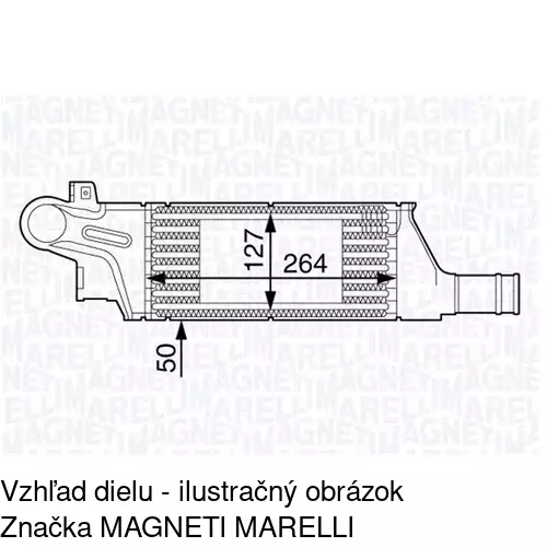 Chladiče vzduchu (Intercoolery) POLCAR 5556J81X - obr. 1