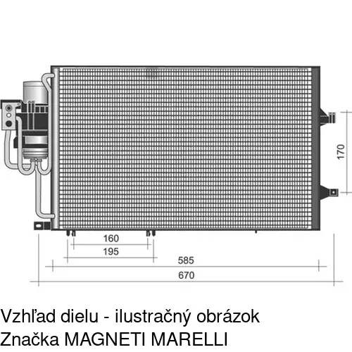 Chladiče klimatizácie POLCAR 5556K8C3