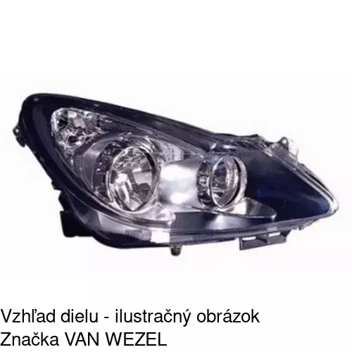 Hlavný reflektor POLCAR 5558103E - obr. 5