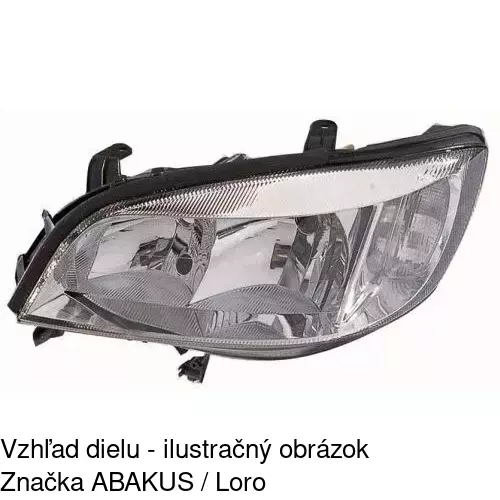 Hlavný reflektor POLCAR 5560091E - obr. 2