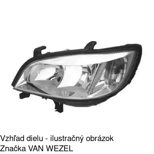 Hlavný reflektor POLCAR 5560091E - obr. 4