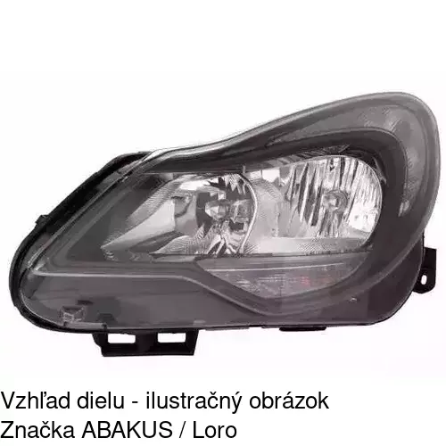 Hlavný reflektor POLCAR 55B1093E - obr. 4