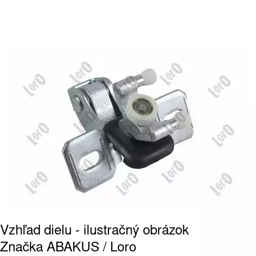 Vozík - kolieska pant posuvných dverí POLCAR 5702Z-70 - obr. 1