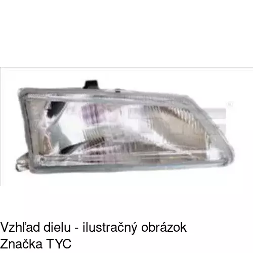 Hlavný reflektor POLCAR 5706101E