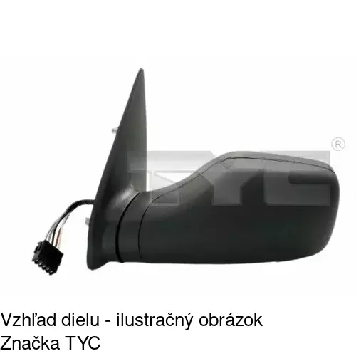 Vonkajšie zrkadlo POLCAR 5706513E